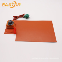 12v industrial flexible rubber silicone electric pad heating element with controller
